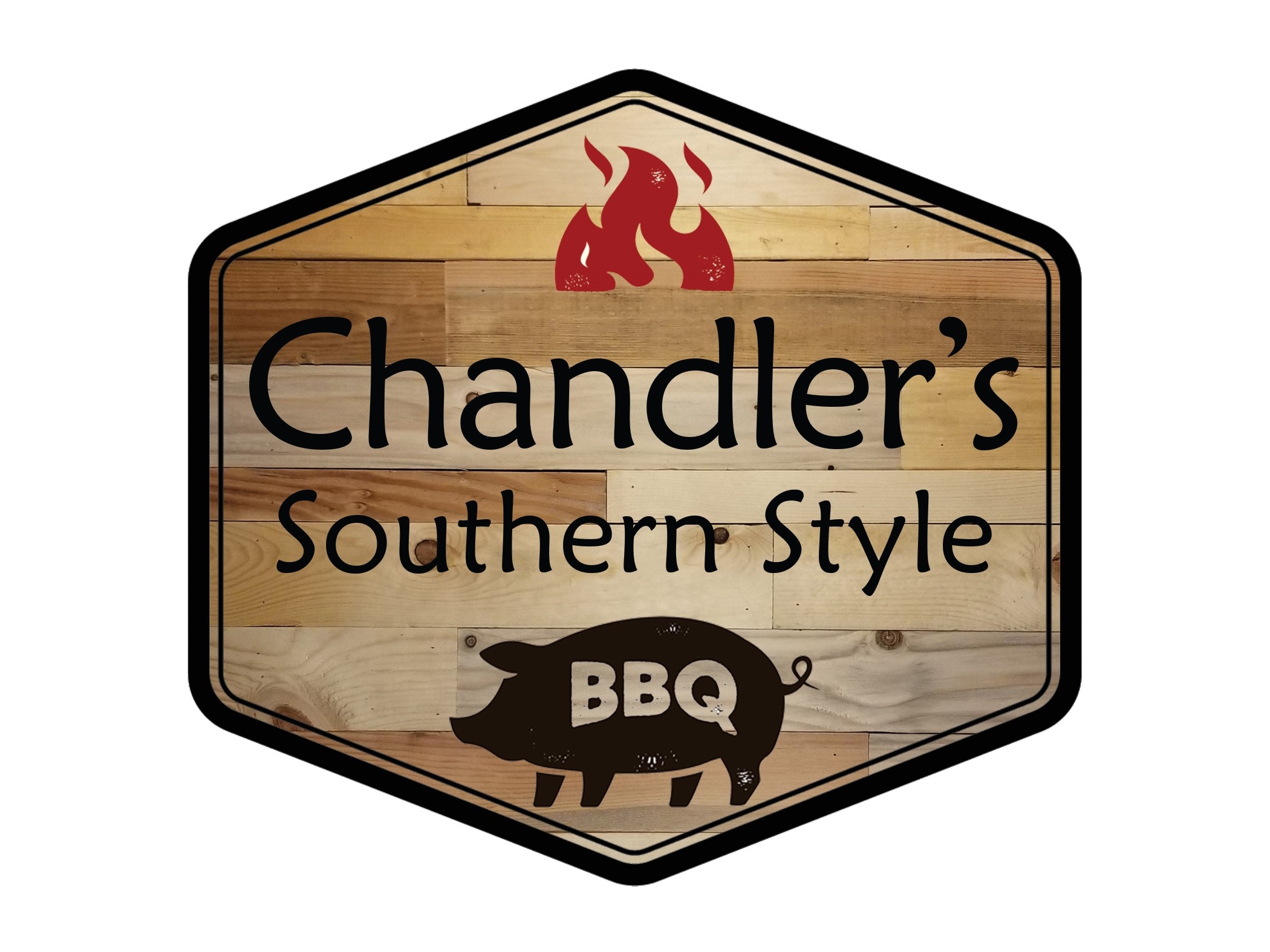 Chandler's Southern Style BBQ Business Sign